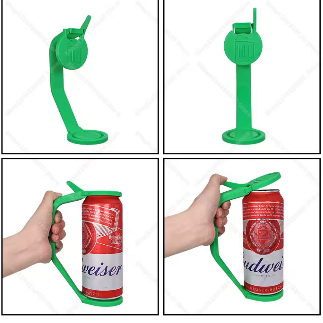 Support with a Hinged Lid for Soda Sans.