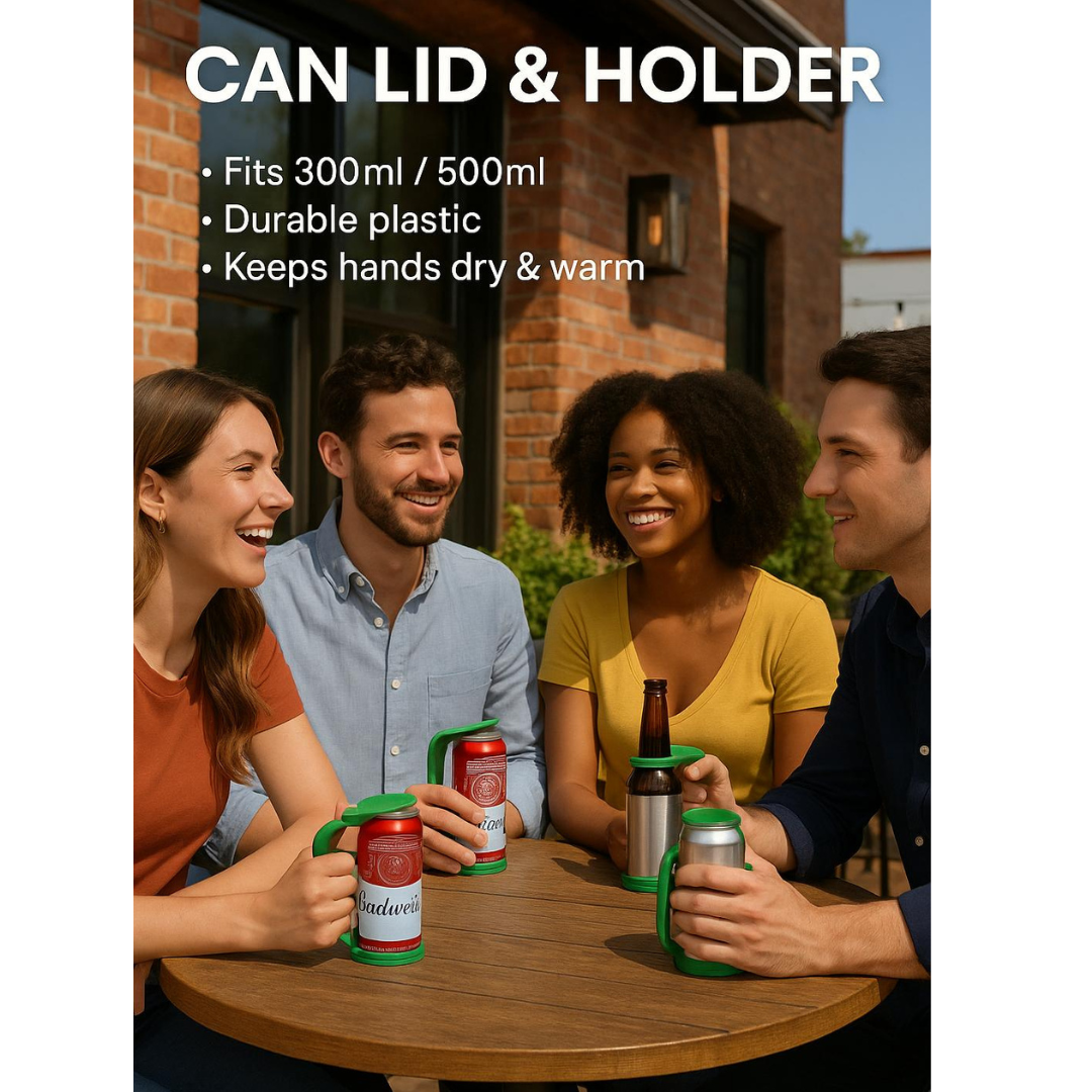 Support with a Hinged Lid for Soda Sans.